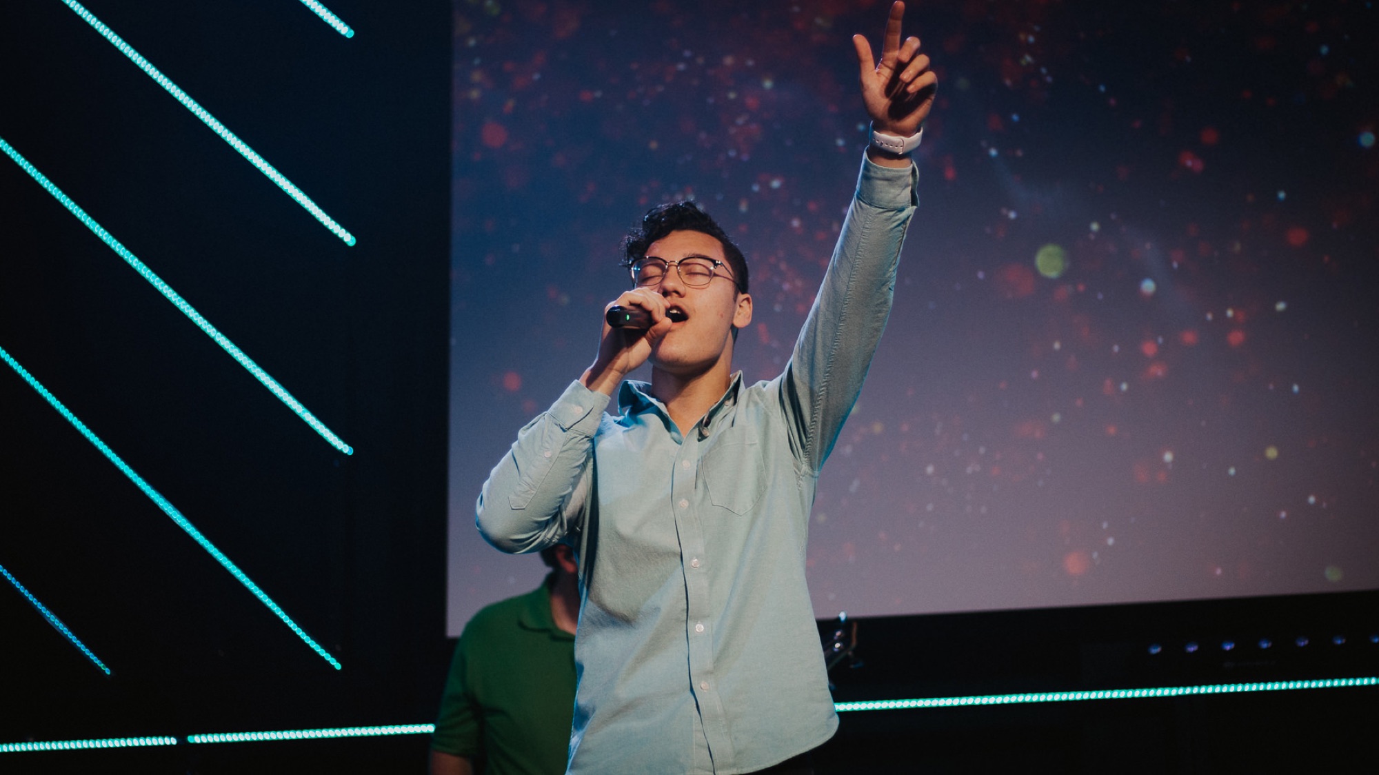 World Harvest Church gathered in worship